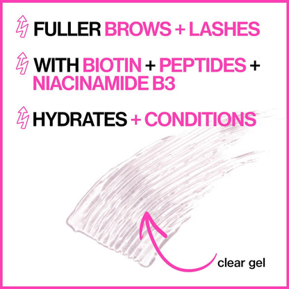 wet n wild Boost Me Up Brow and Lash Growth Enhancing Serum – Clear, 0.16 Fl Oz