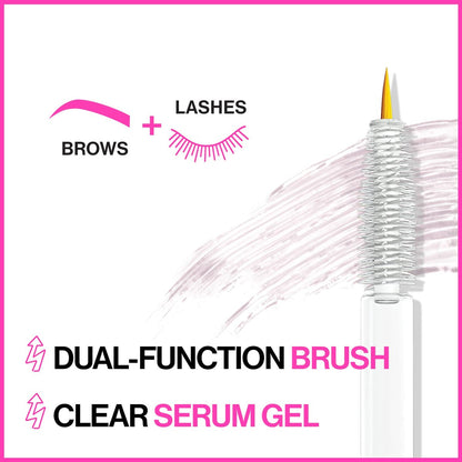 wet n wild Boost Me Up Brow and Lash Growth Enhancing Serum – Clear, 0.16 Fl Oz