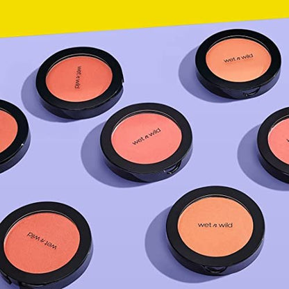 wet n wild Color Icon Blush - Pinch Me Pink - Matte & Natural Glow - Vegan & Cruelty-Free