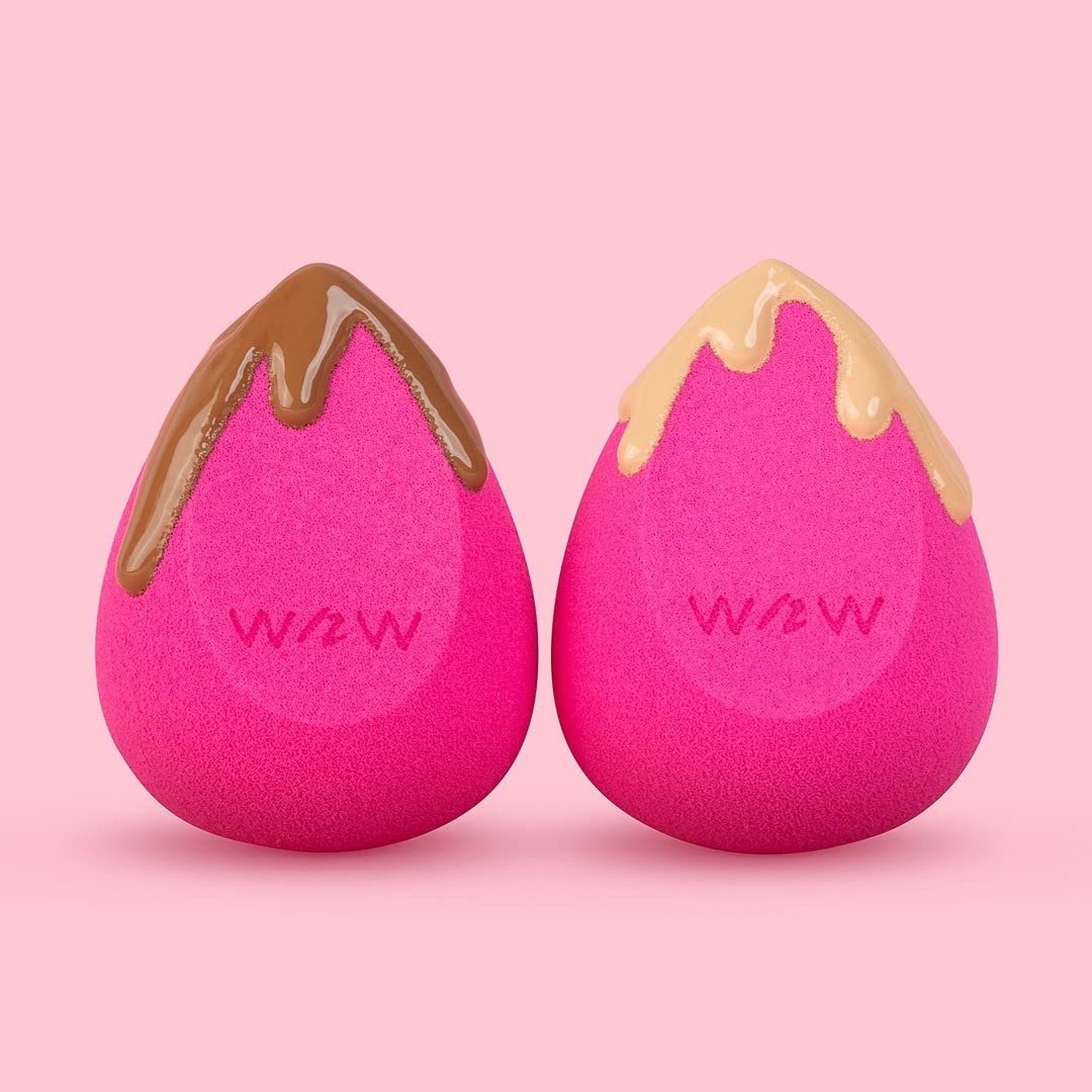 wet n wild Double Tap Makeup Sponge Set - 2 Pack Foundation Blending Beauty Sponge for Liquid, Cream, and Powder - Vegan & Cruelty Free - görsel 5
