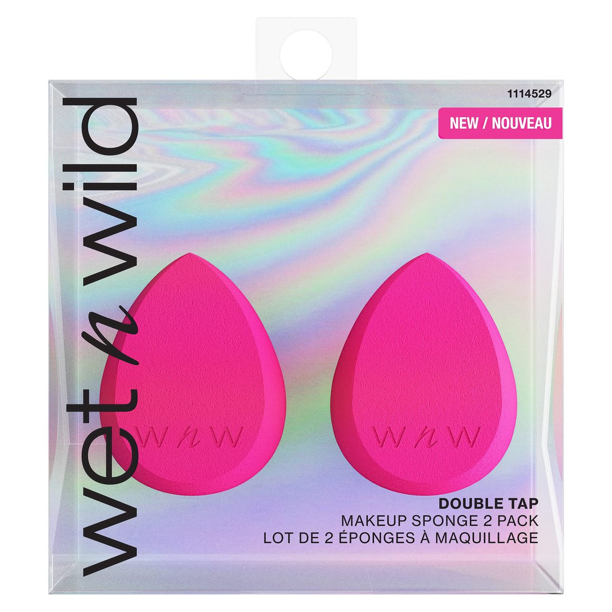 wet n wild Double Tap Makeup Sponge Set - 2 Pack Foundation Blending Beauty Sponge for Liquid, Cream, and Powder - Vegan & Cruelty Free - görsel 1