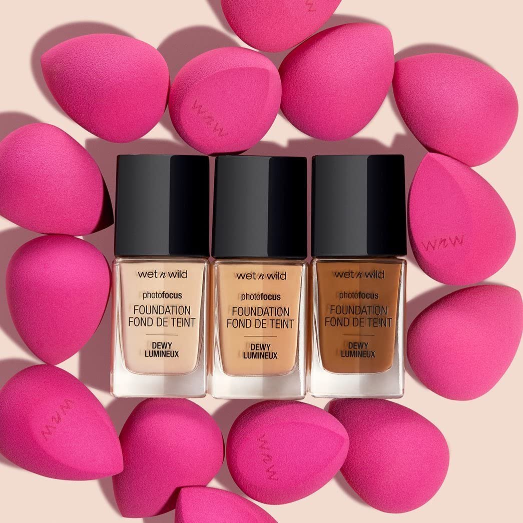 wet n wild Double Tap Makeup Sponge Set - 2 Pack Foundation Blending Beauty Sponge for Liquid, Cream, and Powder - Vegan & Cruelty Free - görsel 11