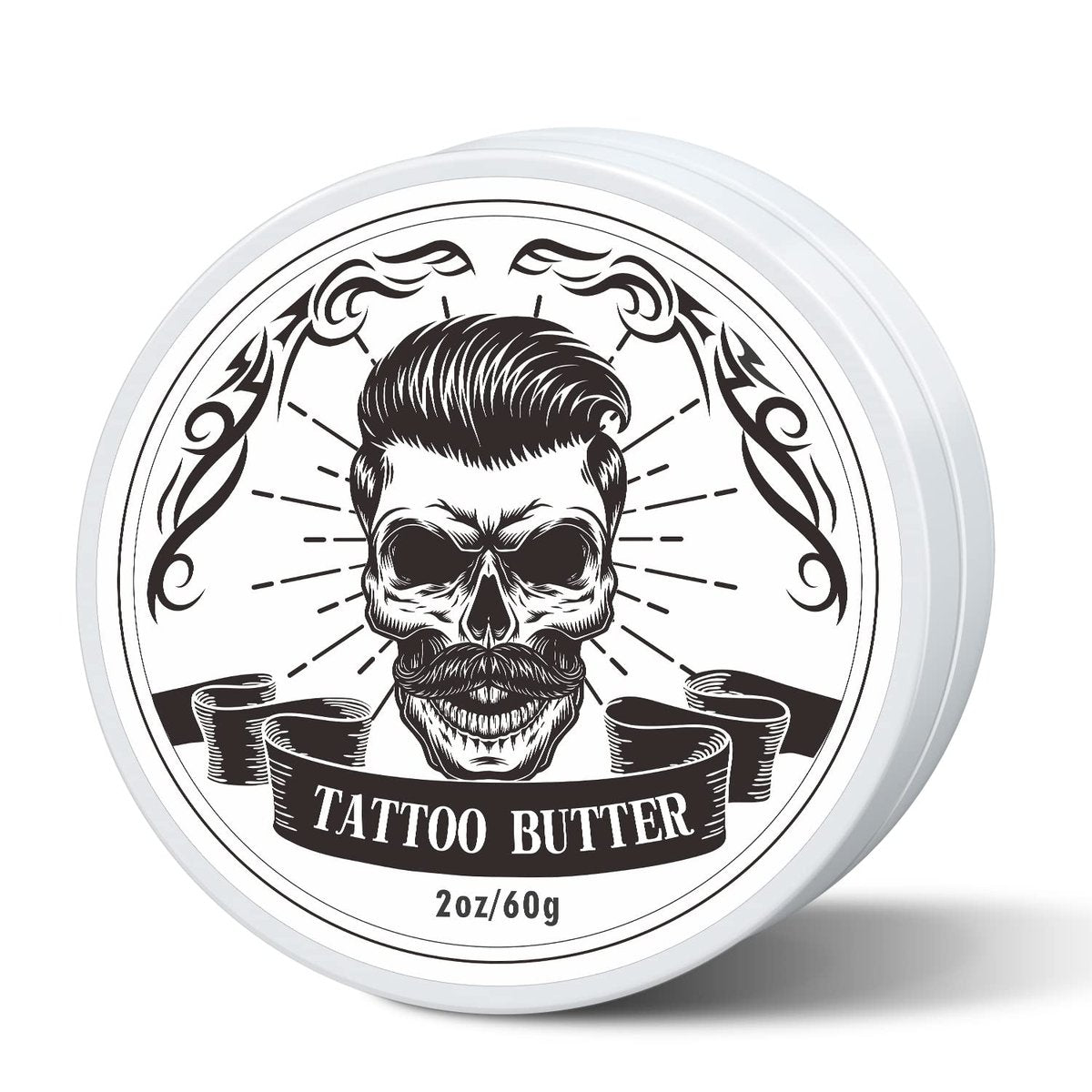 FUNAN Tattoo Butter Aftercare Cream – Natural Tattoo Care Balm for Before, During, and After the Tattoo Process (2 oz) - görsel 1