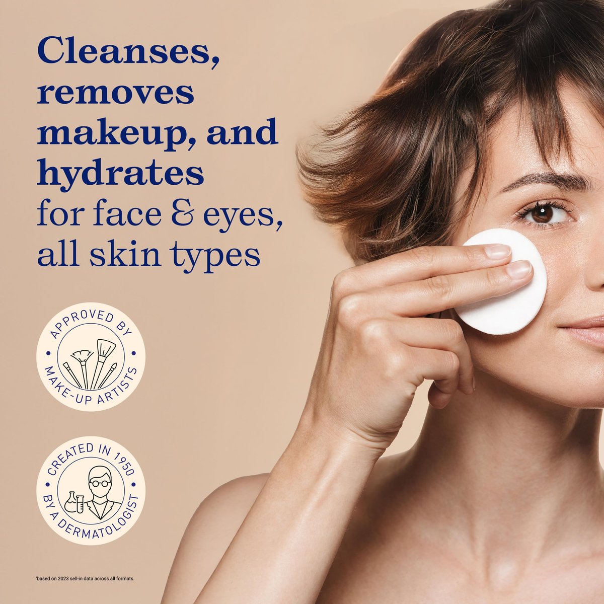 Embryolisse Gentle Waterproof Make-up Remover Milk 4-in-1 Hydrating Facial Cleanser for Sensitive Skin with Aloe Vera & Shea Butter, 6.76 Fl Oz - görsel 3