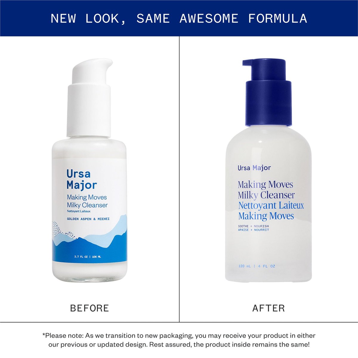 Ursa Major Making Moves Milky Cleanser – Natural, Vegan & Cruelty-Free Daily Non-Foaming Cleanser for Normal to Dry & Sensitive Skin – 4 oz Avelisse