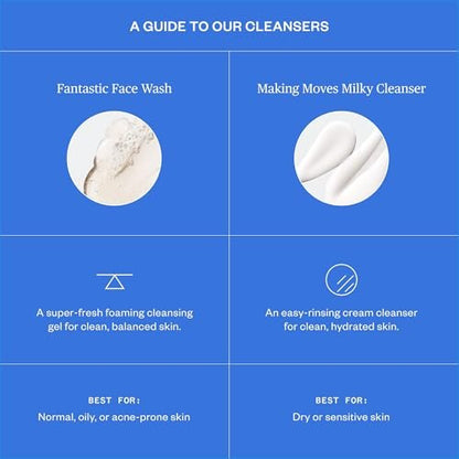 Ursa Major Making Moves Milky Cleanser – Natural, Vegan & Cruelty-Free Daily Non-Foaming Cleanser for Normal to Dry & Sensitive Skin – 4 oz Avelisse