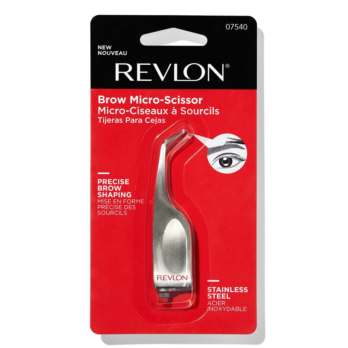 Revlon Brow Micro-Scissor: Precision Eyebrow Trimming Scissors for Detailed Shaping - görsel 7