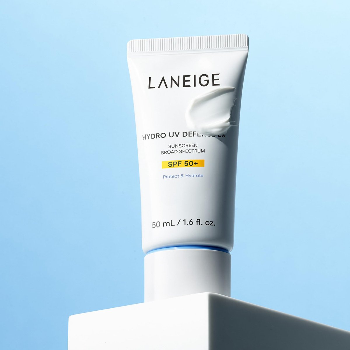 LANEIGE Hydro UV Defense Sunscreen SPF 50+ – Korean Broad Spectrum Sun Protection, Hypoallergenic, No White Cast Avelisse