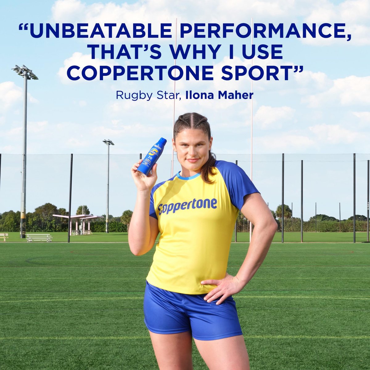 Coppertone SPORT Sunscreen Spray SPF 70, Water Resistant, Broad Spectrum, 5.5 oz (Pack of 3) Avelisse