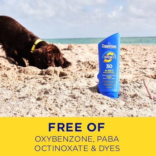 Coppertone Sport Sunscreen Lotion SPF 30 Twin Pack - Sweat & Water Resistant, Oxybenzone Free, 7 Fl Oz (Pack of 2) - görsel 16