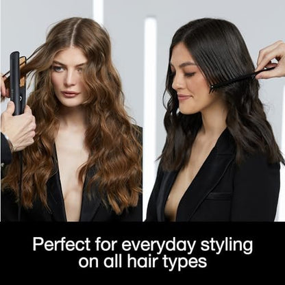 ghd Original Styler 1-Inch Flat Iron Hair Straightener - Ceramic Heat Technology, 365°F Safe Styling, Smooth Gloss Plates, Black Avelisse