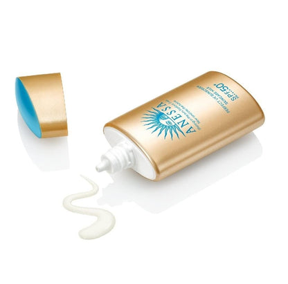 Anessa Perfect UV Skin Care Milk N Sunscreen SPF50+ PA++++ - 60mL Body Sunscreen (2022 Model, Gold) Avelisse
