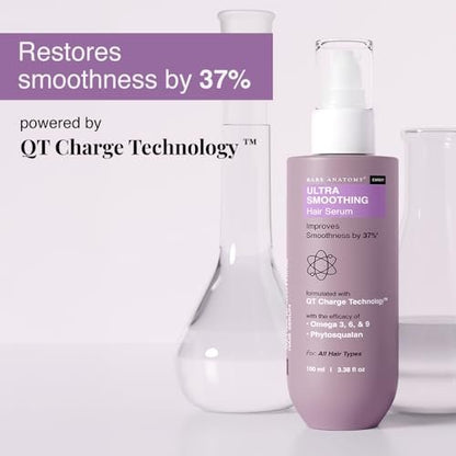 Bare Anatomy Ultra Smoothing Hair Serum – Carbohydrate Complex & Niacinamide for Smooth, Shiny Hair – Dry & Frizzy Hair Solution – 100 ml Avelisse