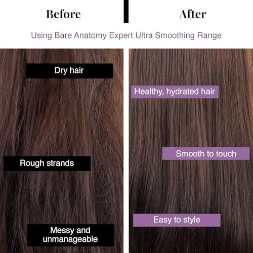 Bare Anatomy Ultra Smoothing Hair Serum – Carbohydrate Complex & Niacinamide for Smooth, Shiny Hair – Dry & Frizzy Hair Solution – 100 ml Avelisse