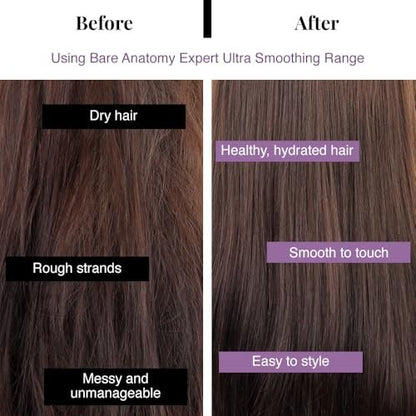 Bare Anatomy Ultra Smoothing Hair Serum – Carbohydrate Complex & Niacinamide for Smooth, Shiny Hair – Dry & Frizzy Hair Solution – 100 ml Avelisse