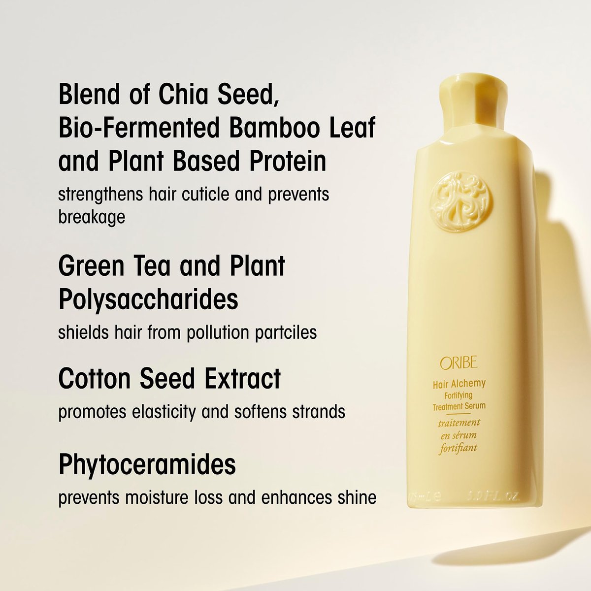 Oribe Hair Alchemy Fortifying Treatment Serum | Strengthening Leave-In Hair Serum with Heat Protection, 5.9 oz Avelisse