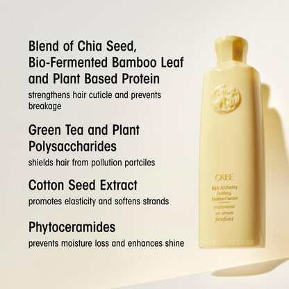 Oribe Hair Alchemy Fortifying Treatment Serum | Strengthening Leave-In Hair Serum with Heat Protection, 5.9 oz Avelisse