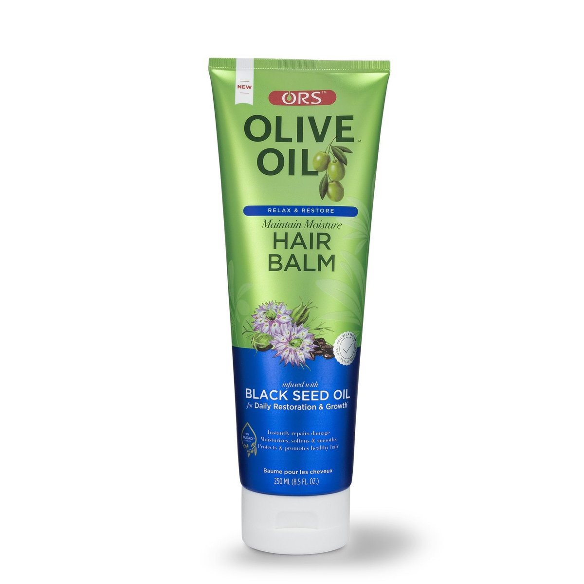 ORS Olive Oil Relax & Restore Maintain Moisture Hair Balm - 8 oz for Dry, Curly, and Coily Hair Avelisse