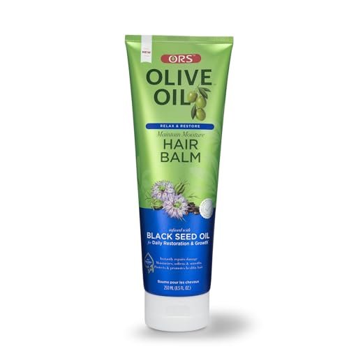 ORS Olive Oil Relax & Restore Maintain Moisture Hair Balm - 8 oz for Dry, Curly, and Coily Hair Avelisse