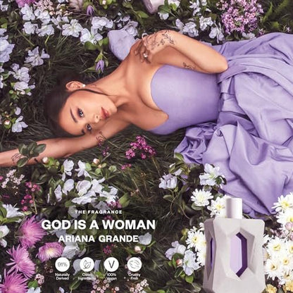 Ariana Grande God is a Woman Eau de Parfum – Fruity Musk Fragrance for Women – Travel Size 0.33 Fl Oz Avelisse