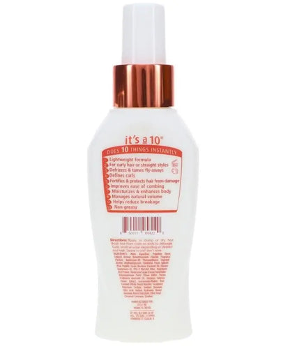 Coily Miracle Leave In Product by It's a 10 for Unisex - 4 oz Treatment Avelisse
