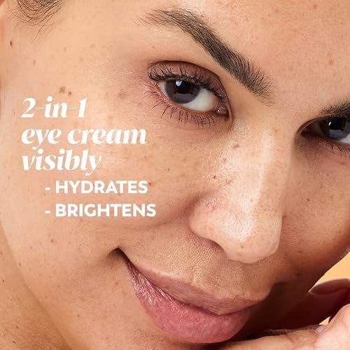 Olay Brightening Eye Cream with Vitamin C, Peptides & Vitamin B3 - Fragrance-Free Hydrating Under Eye Cream for Dark Circles & Dull Skin, 0.5 oz Avelisse