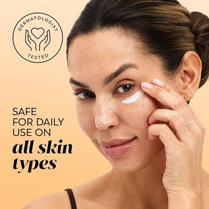 Olay Brightening Eye Cream with Vitamin C, Peptides & Vitamin B3 - Fragrance-Free Hydrating Under Eye Cream for Dark Circles & Dull Skin, 0.5 oz Avelisse