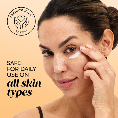 Olay Brightening Eye Cream with Vitamin C, Peptides & Vitamin B3 - Fragrance-Free Hydrating Under Eye Cream for Dark Circles & Dull Skin, 0.5 oz Avelisse