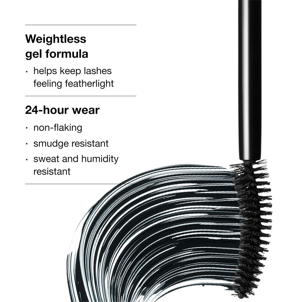 Clinique High Impact Zero Gravity Tubing Mascara – Length, Curling, Smudge Resistant & Non-Flaking, 0.27 Fl Oz (Black) - görsel 7