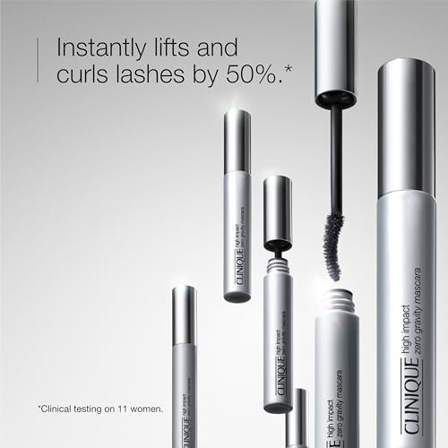 Clinique High Impact Zero Gravity Tubing Mascara – Length, Curling, Smudge Resistant & Non-Flaking, 0.27 Fl Oz (Black) - görsel 4