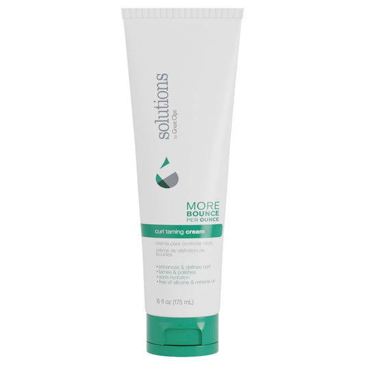 GREAT CLIPS Solutions Curl Taming Cream – 6 oz – Enhance & Define Curls for a Tame, Polished Look Avelisse