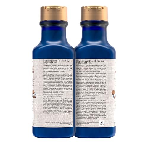 Maui Moisture Nourish & Moisture + Coconut Milk Shampoo and Conditioner Set - Hydrate and Detangle Curly Hair, Lightweight Daily Moisturizing, Vegan, Silicone & Paraben-Free, 13 Fl Oz Each - görsel 11