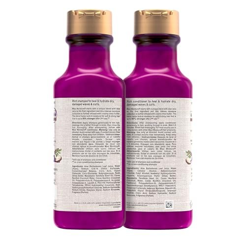 Maui Moisture Heal & Hydrate + Shea Butter Shampoo & Conditioner Bundle for Dry, Damaged Waves & Curls, Silicone-Free, 2 x 13 fl. oz - görsel 16