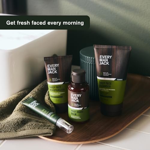 Every Man Jack Hydrating Face Wash for Men with Hyaluronic Acid & Niacinamide – Gently Removes Dirt and Oil, Revives Dry, Dull Skin – 5 fl oz (2 Pack) - görsel 7
