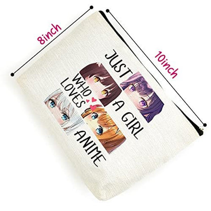 Just a Gir Who Really Loves Anime - Travel Cosmetic Bag | LANBAIHE Avelisse