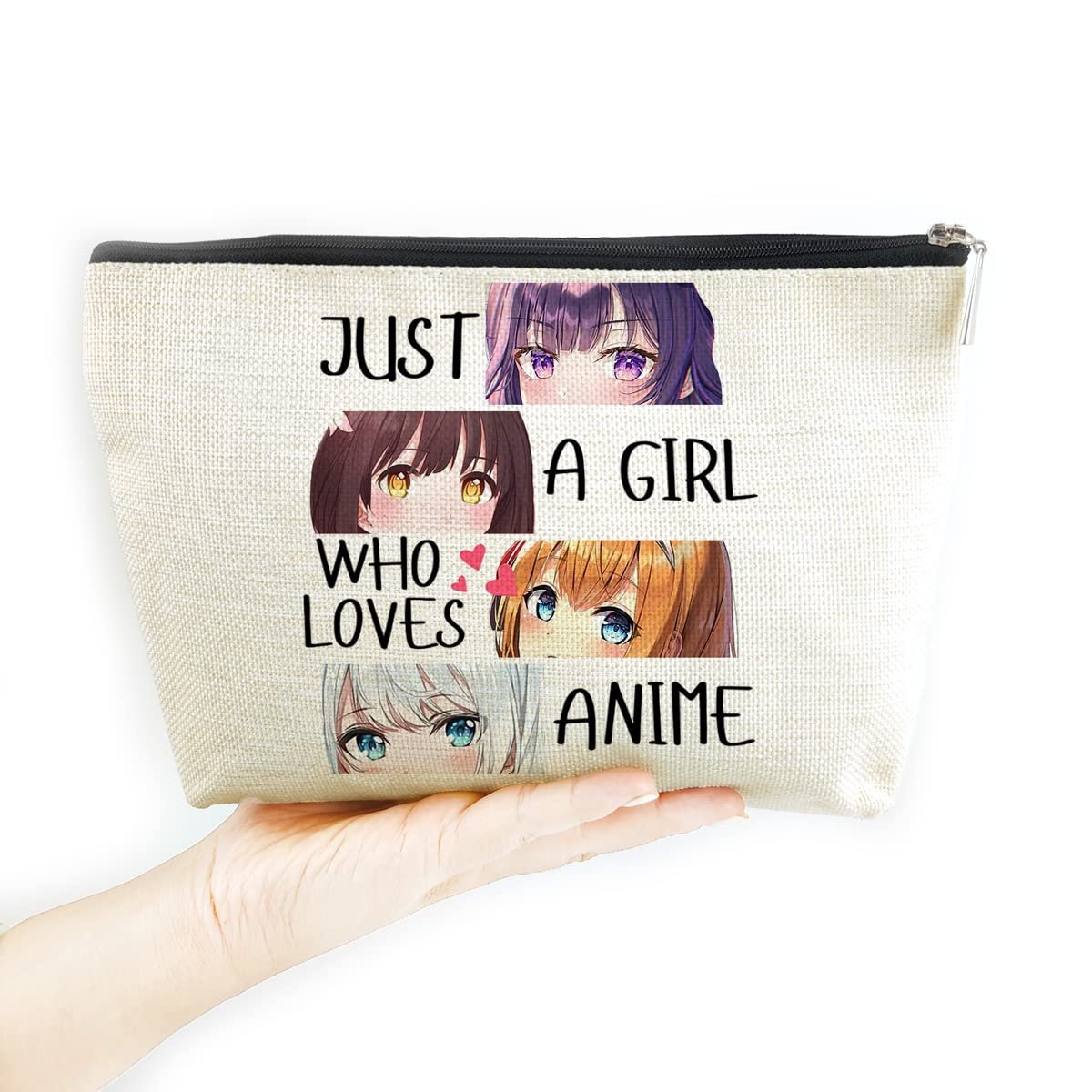 Just a Gir Who Really Loves Anime - Travel Cosmetic Bag | LANBAIHE Avelisse
