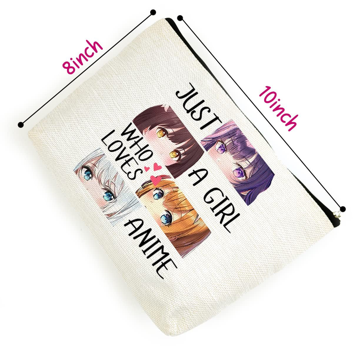 Just a Gir Who Really Loves Anime - Travel Cosmetic Bag | LANBAIHE Avelisse