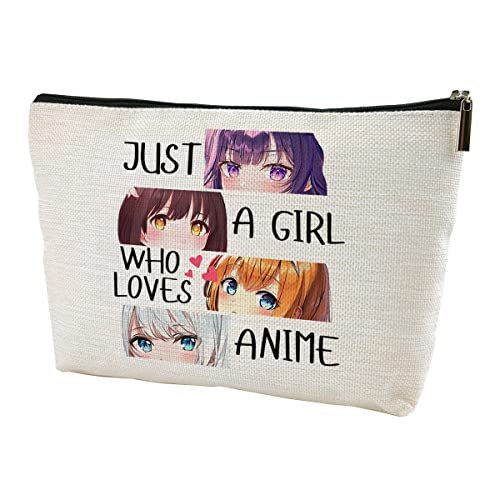 Just a Gir Who Really Loves Anime - Travel Cosmetic Bag | LANBAIHE Avelisse