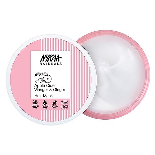 Nykaa Naturals Apple Cider Vinegar & Ginger Hair Mask – Anti-Dandruff, Clarifying Shine Mask for All Hair Types (6.76 oz) - görsel 17