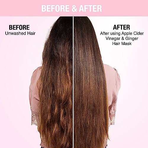 Nykaa Naturals Apple Cider Vinegar & Ginger Hair Mask – Anti-Dandruff, Clarifying Shine Mask for All Hair Types (6.76 oz) - görsel 3