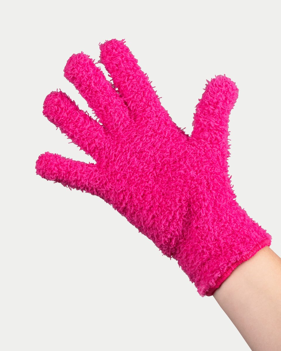 FRAMAR Bleach Blender Microfiber Gloves for Hair Dye – 2 Pack, Pink, Extra Absorbent Hair Color Gloves for Salon & Home Use Avelisse