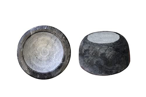 Yepmlrt Handcrafted Black Marble Shaving Bowl - Lather Mug with Interior Grooves for Rich Shaving Soap Lather - görsel 12