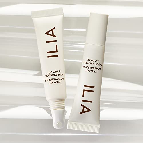 ILIA Lip Wrap Reviving Balm – Hydrating, Smoothing, Plumping Lip Treatment with Hyaluronic Acid & Sea Succulent (Lucid Clear, 0.23 oz) Avelisse