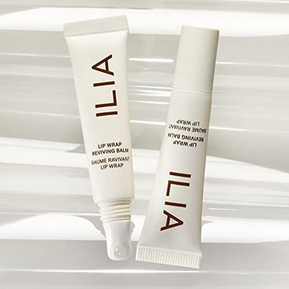 ILIA Lip Wrap Reviving Balm – Hydrating, Smoothing, Plumping Lip Treatment with Hyaluronic Acid & Sea Succulent (Lucid Clear, 0.23 oz) Avelisse