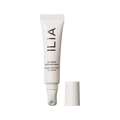 ILIA Lip Wrap Reviving Balm – Hydrating, Smoothing, Plumping Lip Treatment with Hyaluronic Acid & Sea Succulent (Lucid Clear, 0.23 oz) Avelisse