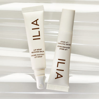 ILIA Lip Wrap Reviving Balm – Hydrating, Smoothing, Plumping Lip Treatment with Hyaluronic Acid & Sea Succulent (Lucid Clear, 0.23 oz) Avelisse
