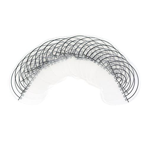 Heat Shield Guards with Graduations Round Single-hole Shield Fusion Glue Protector Templates for Hair Extensions (50 Pieces) - görsel 10