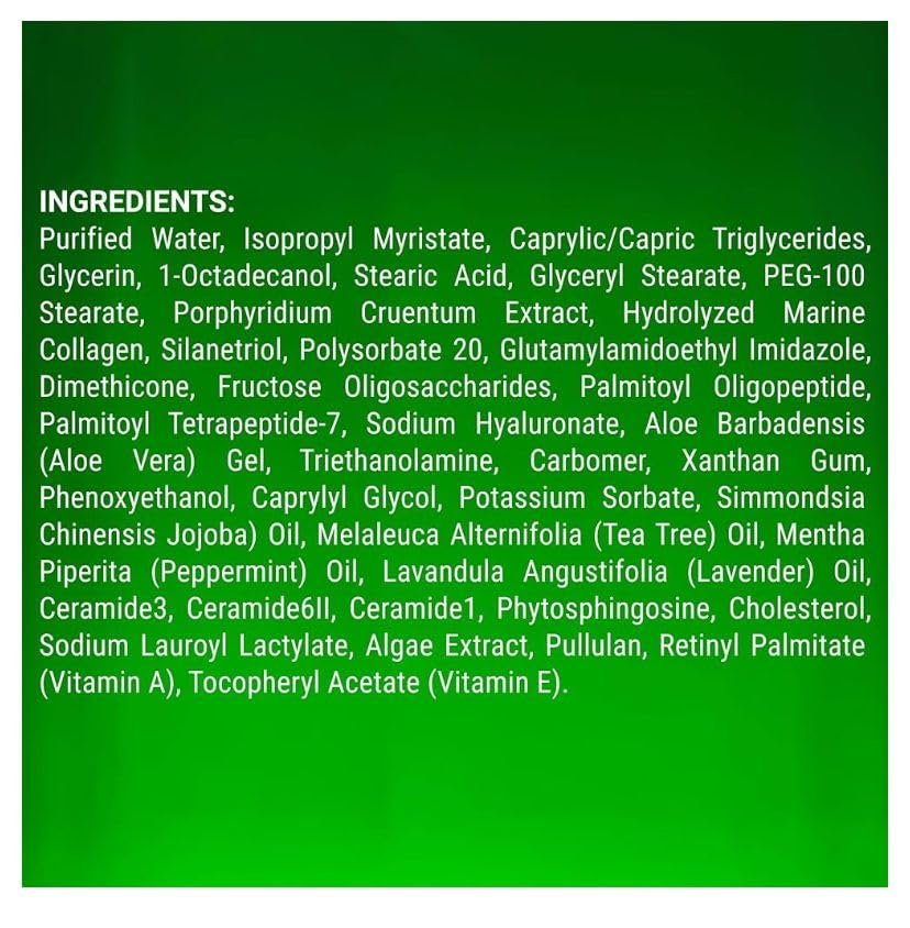 Majestic Pure Tea Tree Oil Moisturizing Cream - 16 oz - Face, Body & Foot Moisturizer with Ceramides, Vitamins A & E, Vegan Collagen for Dry & Oily Skin, Wrinkles Avelisse