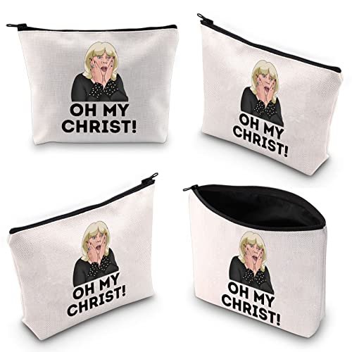 WZMPA Oh My Christ Cosmetic Bag - Canvas Makeup Pouch for Women & Girls, Gavin Stacey Inspired - görsel 12