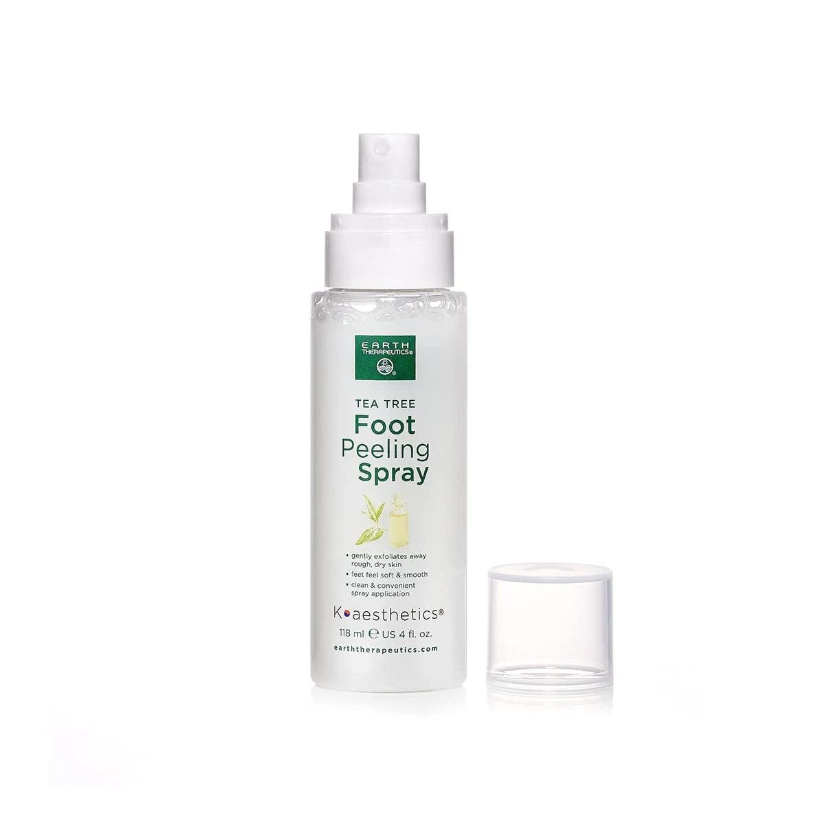 Earth Therapeutics Tea Tree Foot Peeling Spray – Exfoliate Calluses with Australian Tea Tree Oil - görsel 2